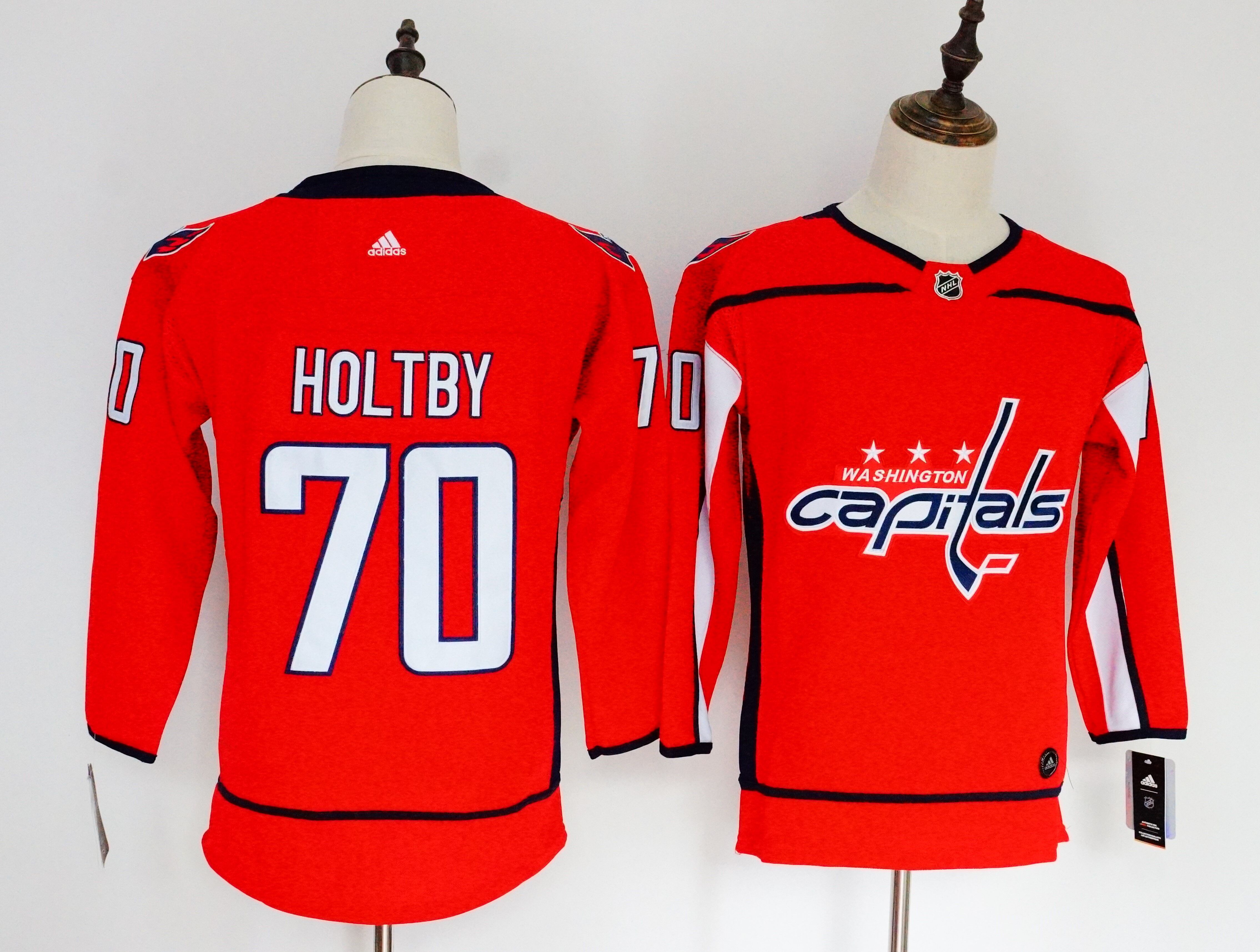 Women Washington Capitals #70 Holtby red Hockey Stitched Adidas NHL Jerseys->washington capitals->NHL Jersey